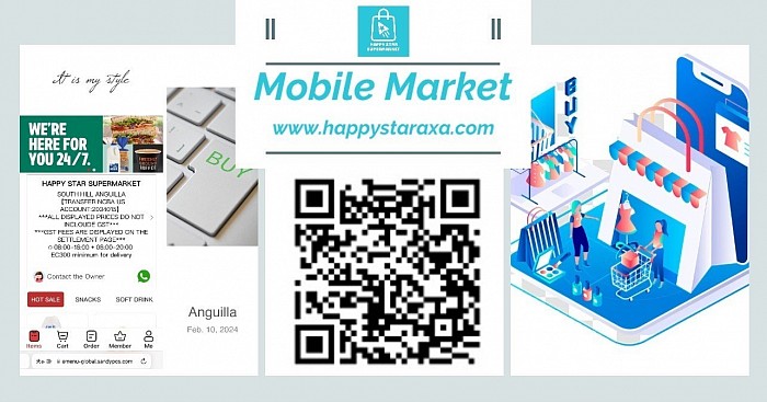 Scan QR Code Enter Mobile Market